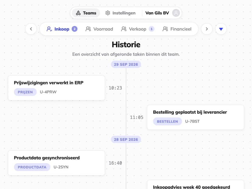 AI-agent voor slimme inkoopautomatisering